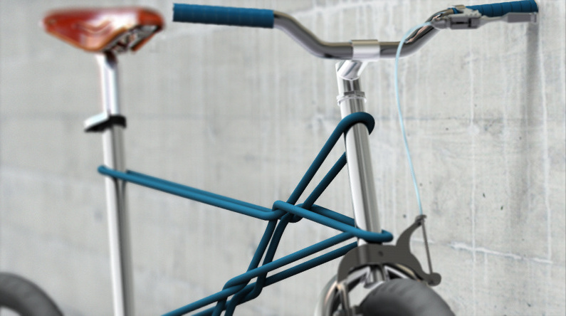 Playful Design (Швеция). Велосипед с рамой в виде веревки