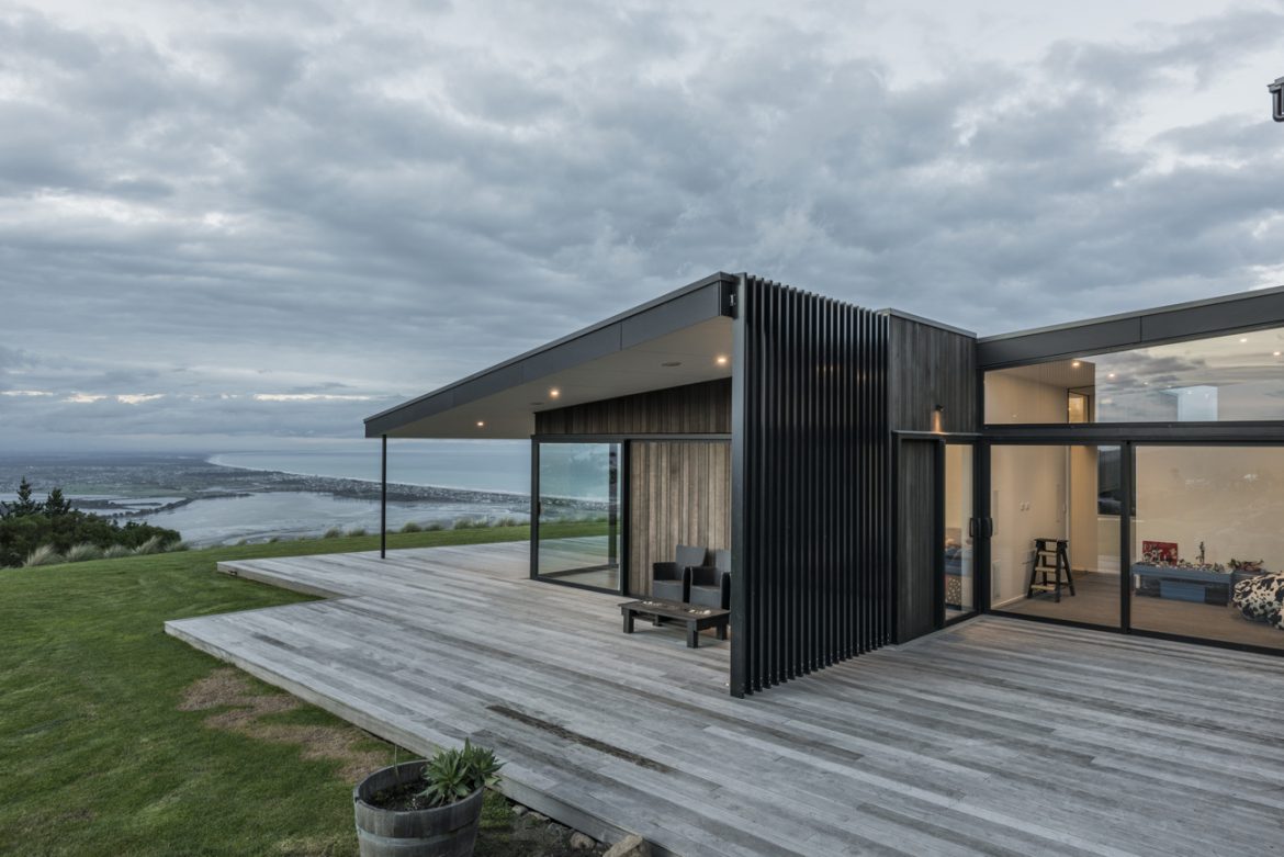 Cymon Allfrey Architects (Новая Зеландия). Дом против ветра