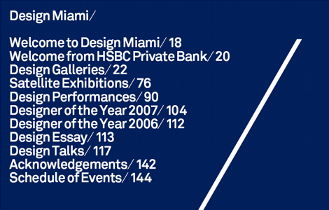 каталог Design Miami – 2007