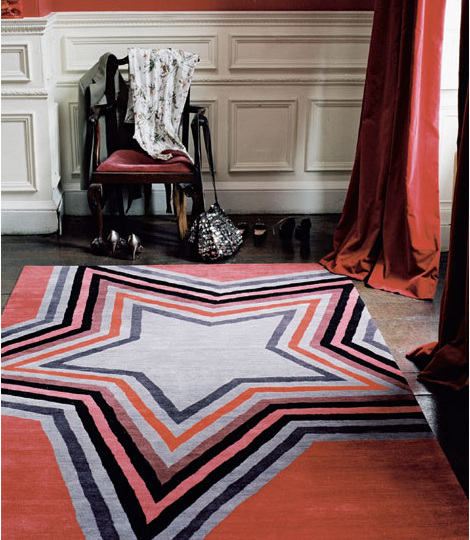 Rug - Star Red (Paul Smith)