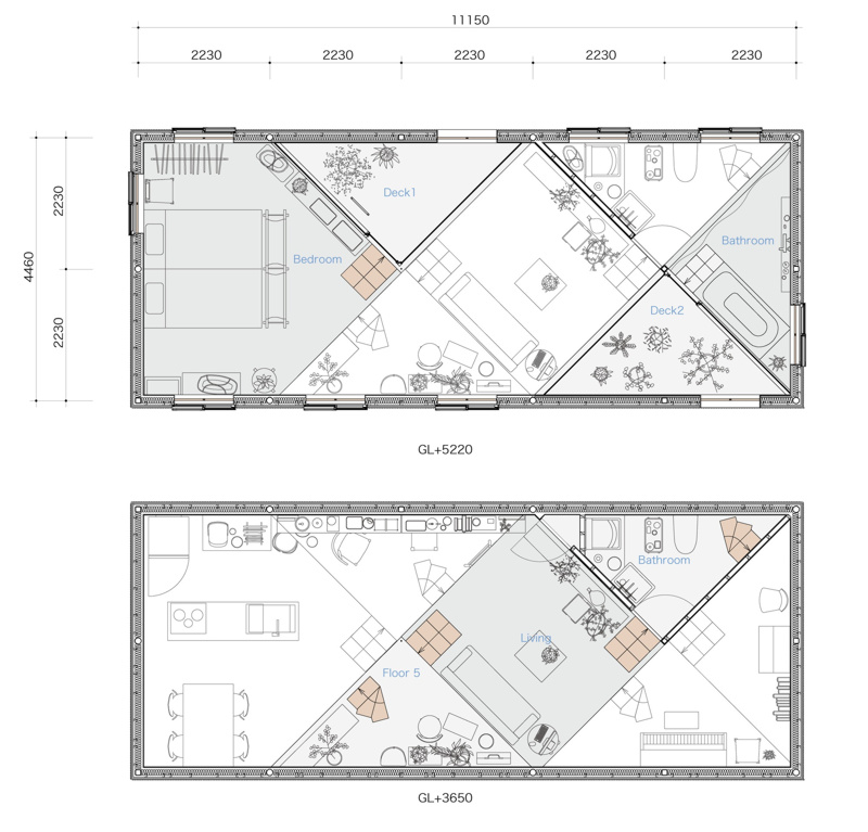 Tato Architects (Япония). Дом без внутренних перегородок